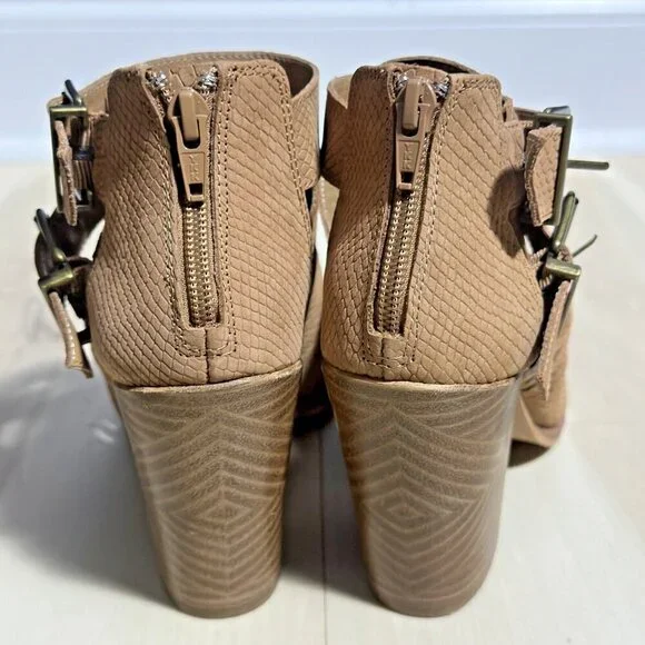 Gianni Bini Wrapped-Up Leather Cut Out Booties Sz 8 casual - Picture 4 of 7